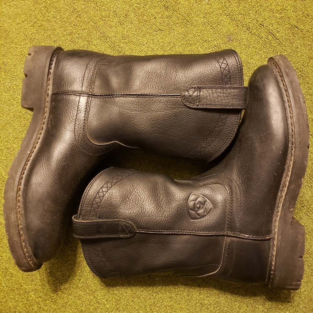 Black Men's Work Boots size 9